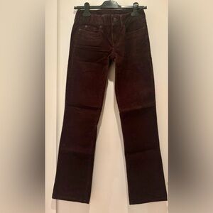 J.Crew Brown corduroy pants in size 24S (~30 inch inseam)